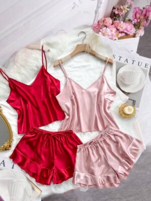 Pijama Enamoramiento rojo y rosa ❤️💖