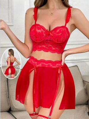 Baby doll Colombia rojo ✨