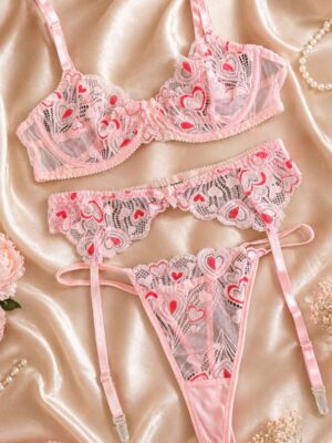 Set 3 piezas corazones volando 😘
