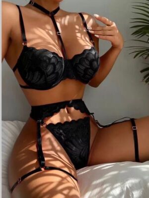 Set liguero negro 🖤