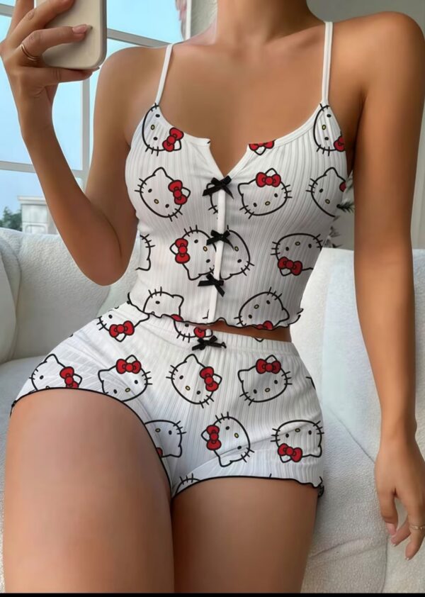Pijama kitty blanco
