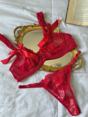 Set moño rojo ❤️