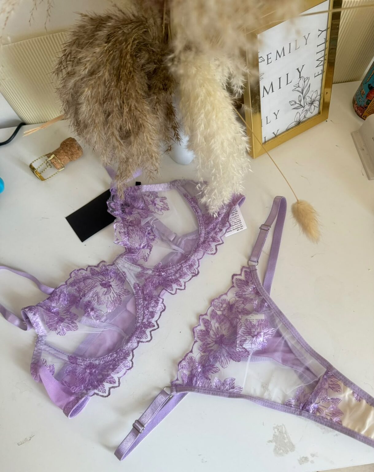 Set Susana lila #B1