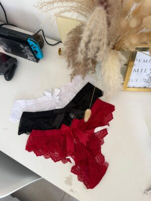 Paquete de 4 tangas moño linda
