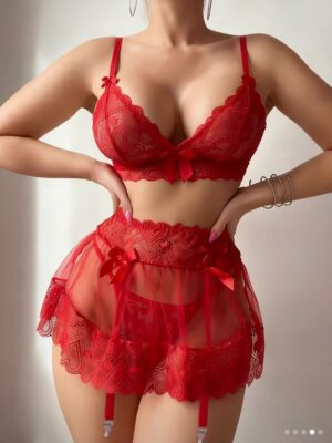 Baby doll Romina rojo #A23