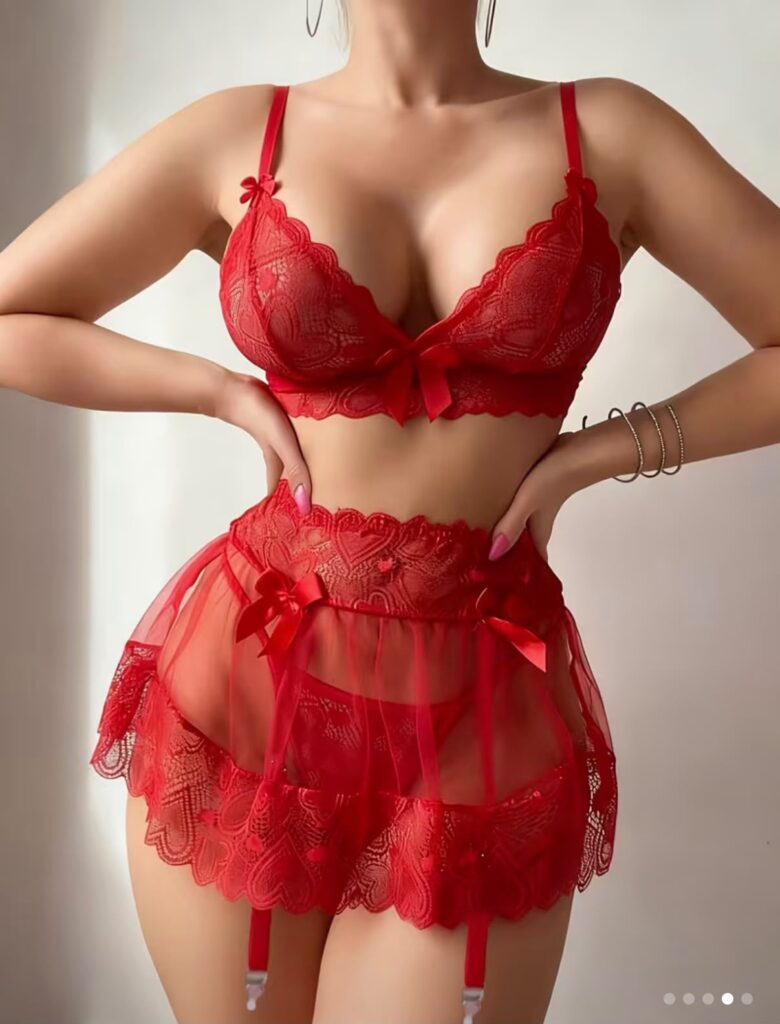 Baby doll Romina rojo #A23