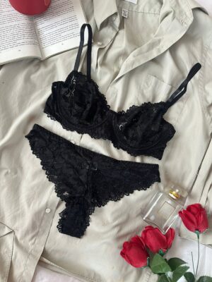Set Corazón Negro 🖤