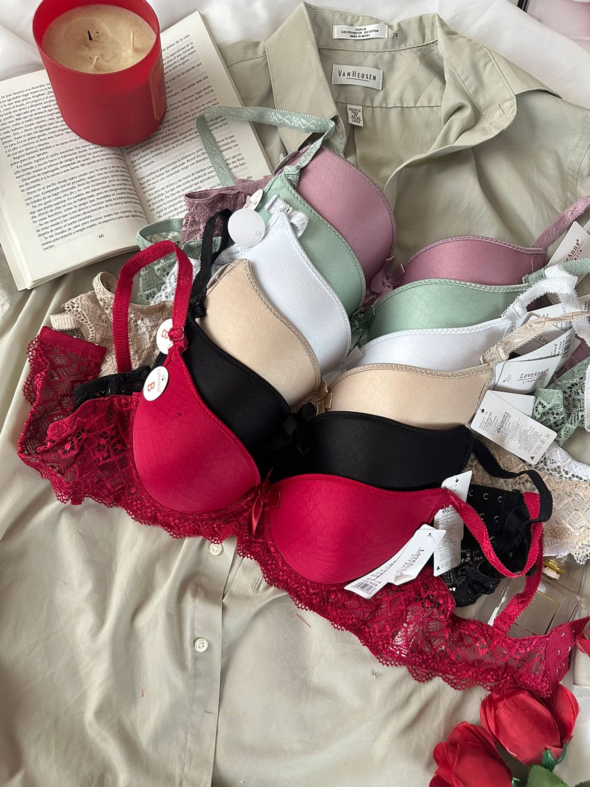 Brassier Belinda ♥ media docena copa B – Lencería, Ropa Interior